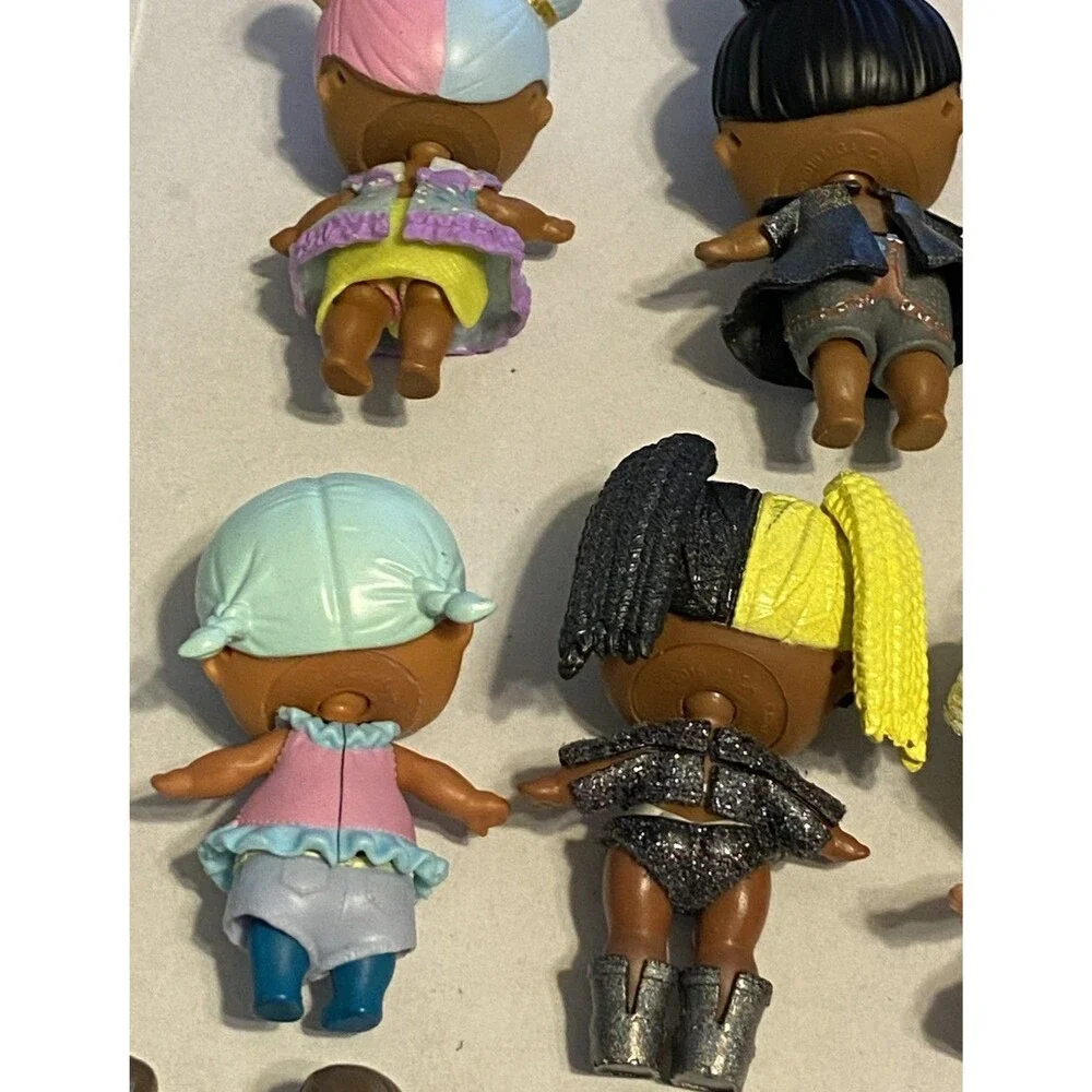 LOL Surprise Dolls Lot 8 Dolls, 2 Babies, 3 pets, 21 Accessories Bundle GUC